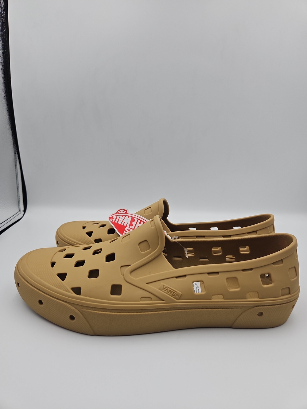 Vans Men's Classic Slip-On Water-Resistant Clog in Tan